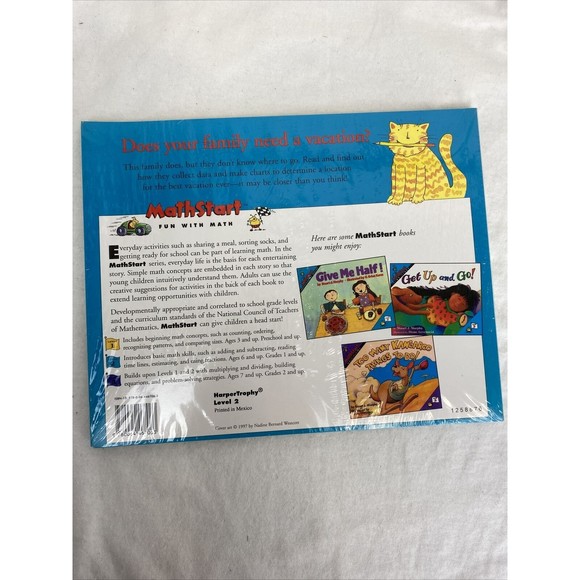 lot of 2 Mathstart Math Stories Level 2 measuring and Symmetry Stuart Murphy new - Picture 2 of 6